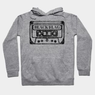 Black flag cassette Hoodie